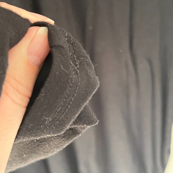 Lulu's fitted black long sleeve casual mini dress size XL - Picture 5 of 6